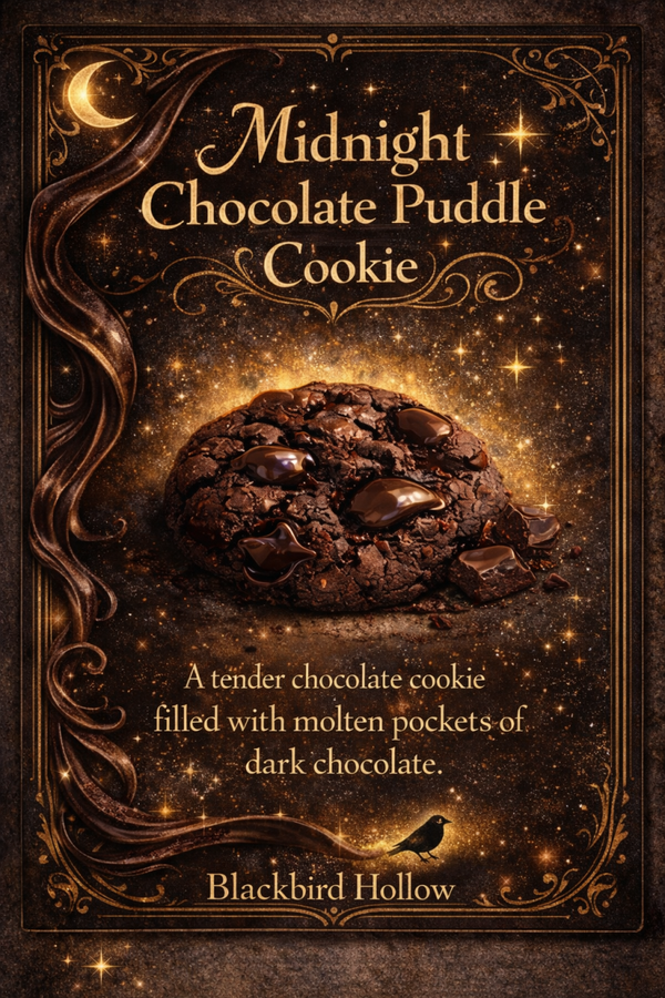 🍫 Midnight Chocolate Puddle Cookie