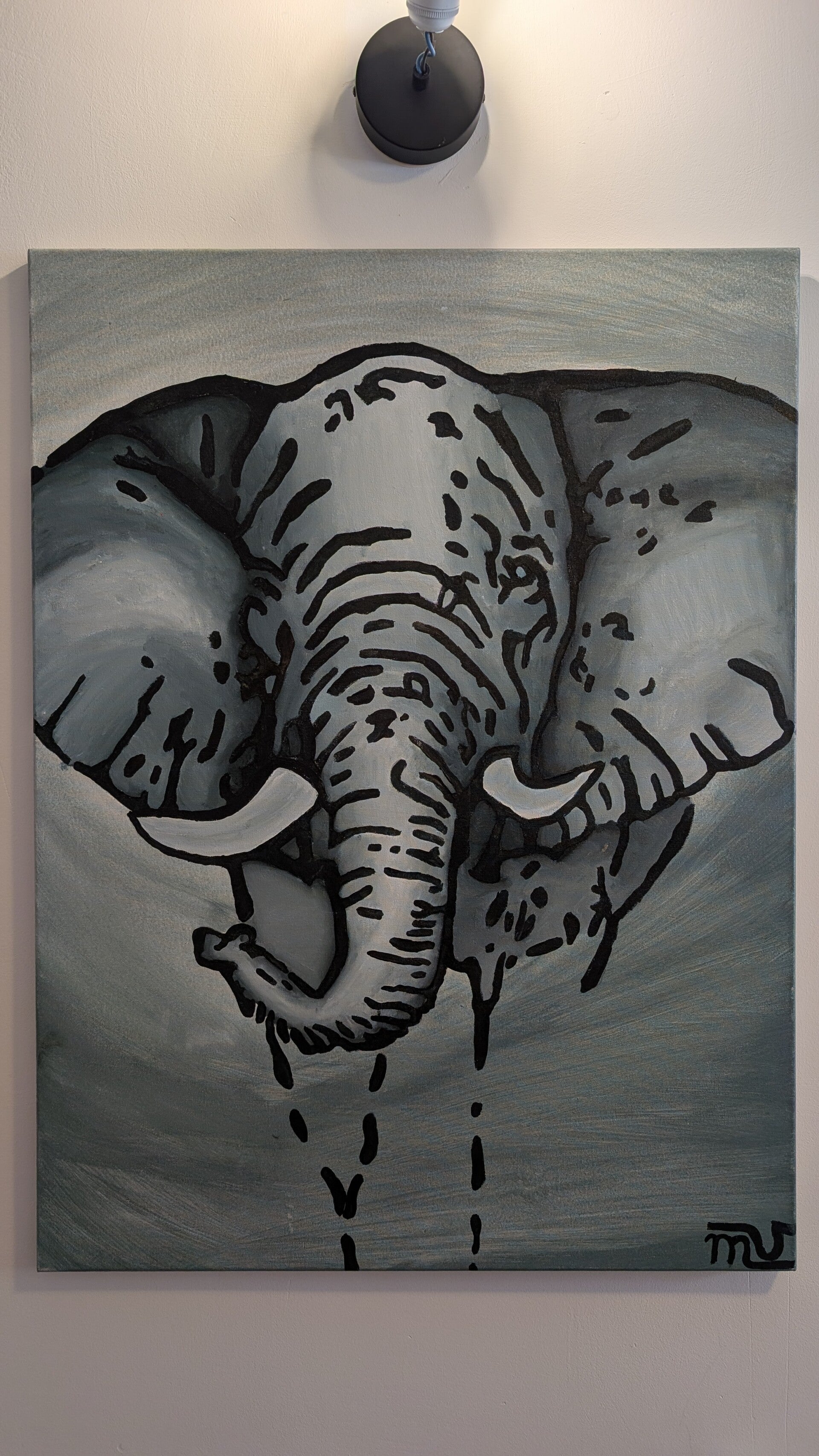 Soulcraft | Schilderij Olifant druppels
