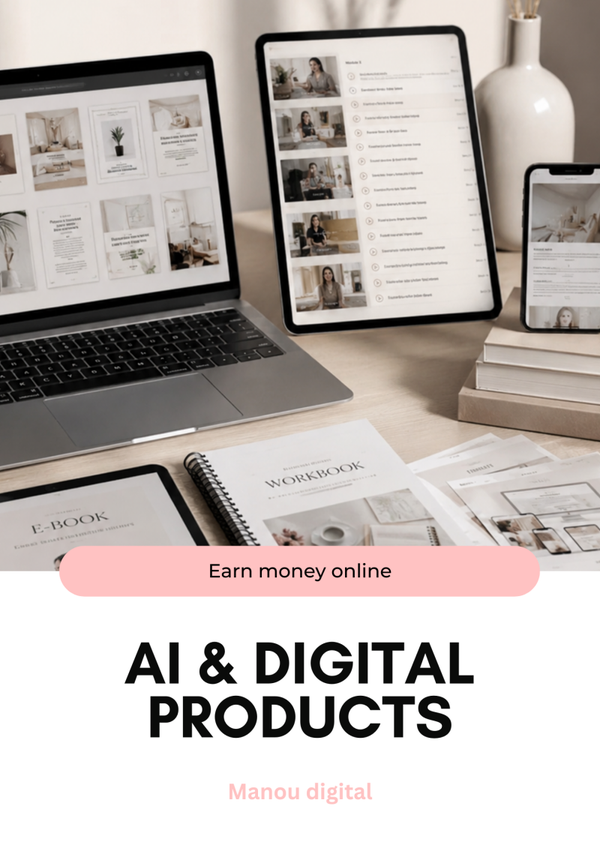 Earn money online with AI and digital products (English)