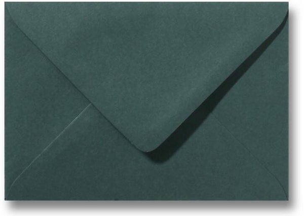 Gekleurd Donker groen 11 x 15,6 cm