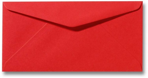 Gekleurd koraalrood 11 x 22 cm