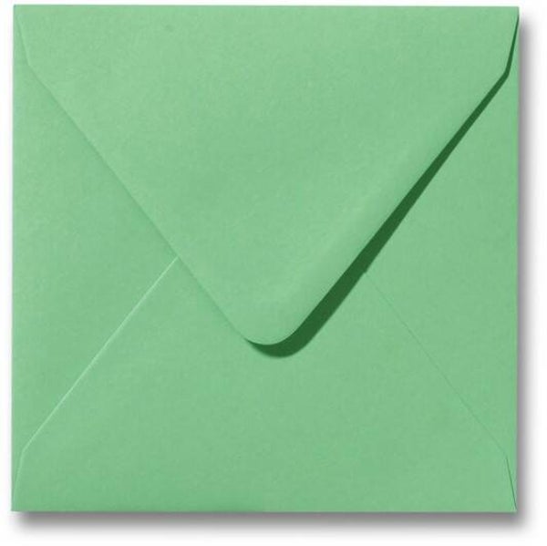 Gekleurd weidegroen 14 x 14 cm