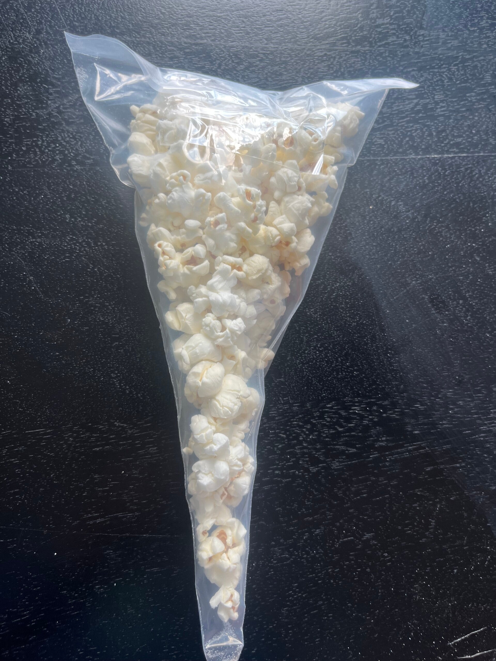 Gezouten popcorn