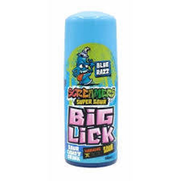 SCREAMERS BIG LICK blue RAZZ 60 ml