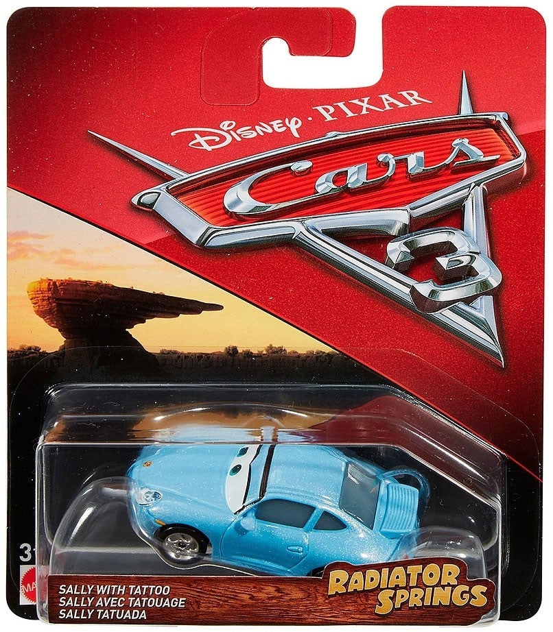 Cars 3 Radiator Springs Classic Sally with Tattoo