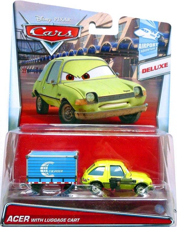 Acer with luggage cart