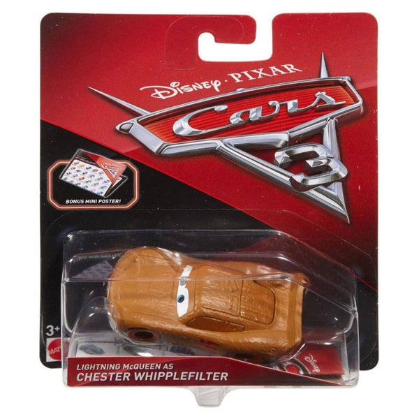 Lightning McQueen as Chester Whipplefilter met miniposter