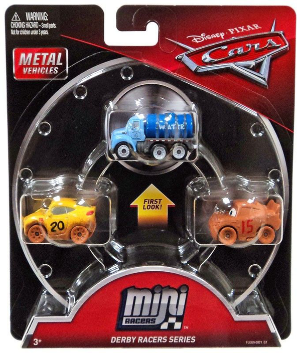 mini racers Derby racers series (Mr Drippy, Cruz as Frances, LM as Whipplefilter)