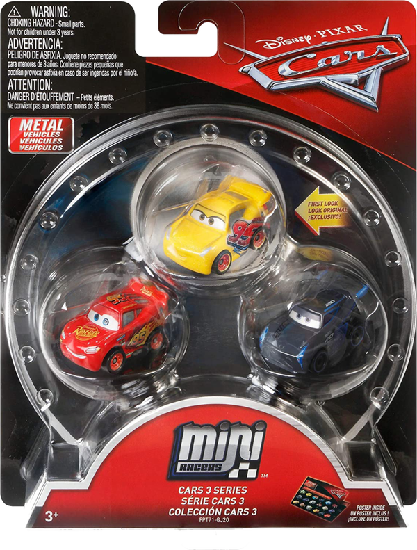 Mini racer Cars 3 series ( Cruz - Storm - Lightning)