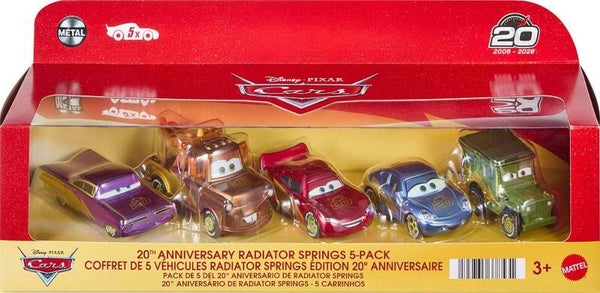 5-pack 20th anniversary Radiator Springs