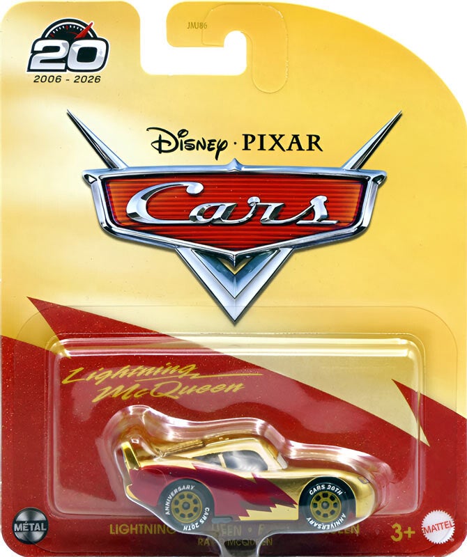 Lightning McQueen Golden 20th anniversary