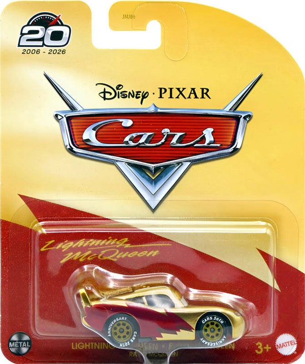 Lightning McQueen Golden 20th anniversary