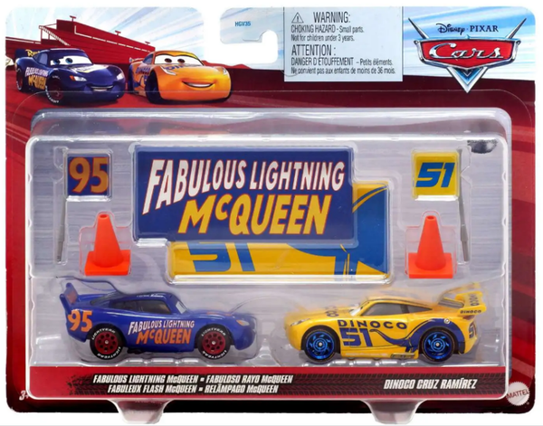 Fabulous Lightning McQueen en Dinoco Cruz Ramirez