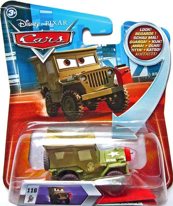 Pit crew member Sarge (look my eyes change)