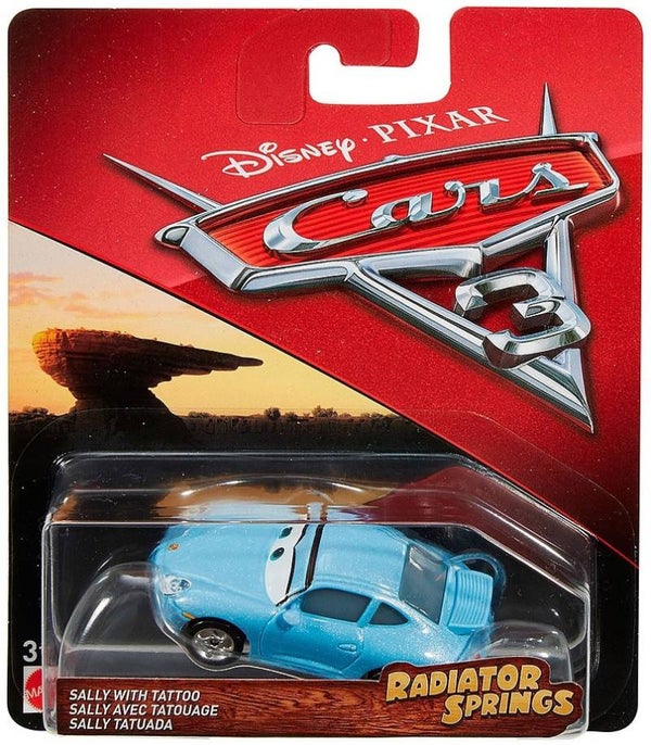 Cars 3 Radiator Springs Classic Sally with Tattoo