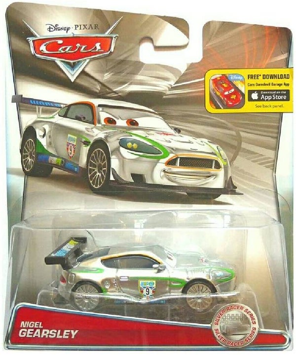 Nigel Gearsley with metallic/silver