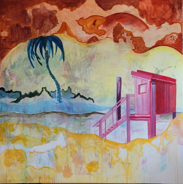 Birdspotting hut for lovers and drug addicts