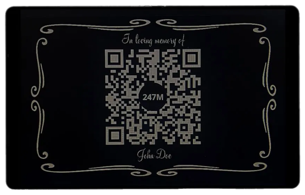 Metal Plaque Card with Soul Page