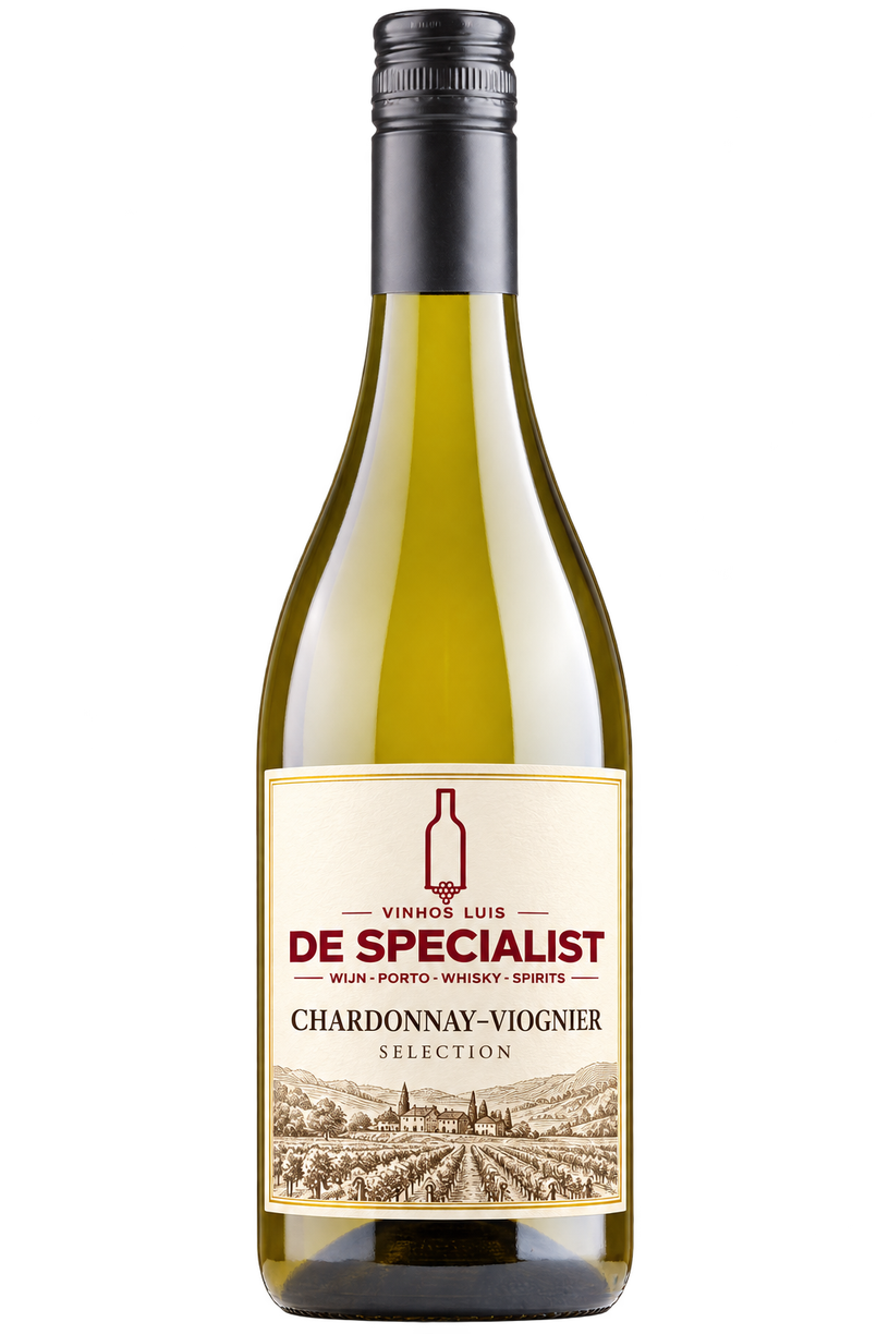 Chardonnay-Viognier met eigen etiket van De Specialist