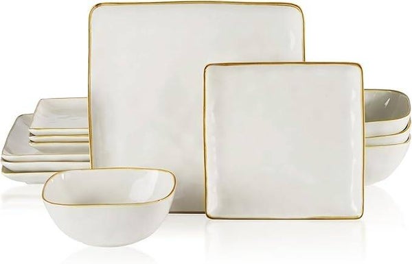 12-Piece Dinnerware Set for 4