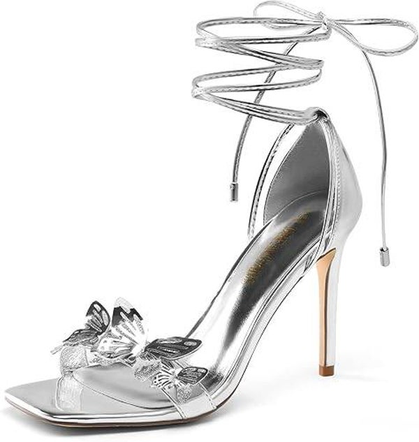 DREAM PAIRS Lace Up High Heel