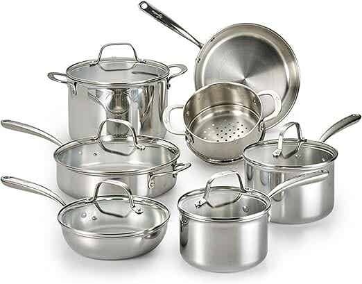 Tri-Ply Clad, 12-pc Cookware Set