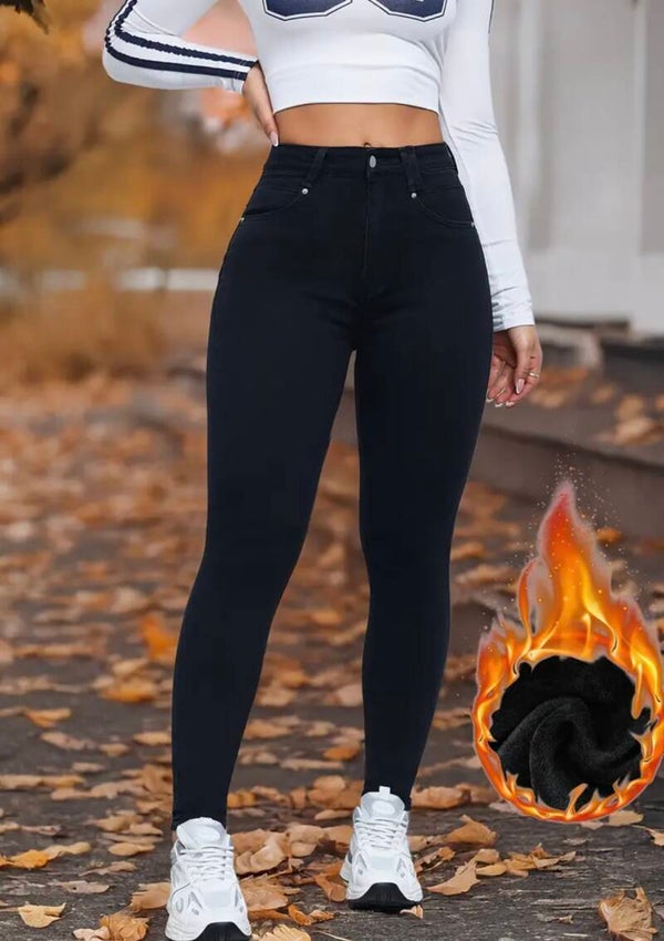 Women’s High-Waisted Dark Wash Skinny Jeans Casual & Formal Versatility