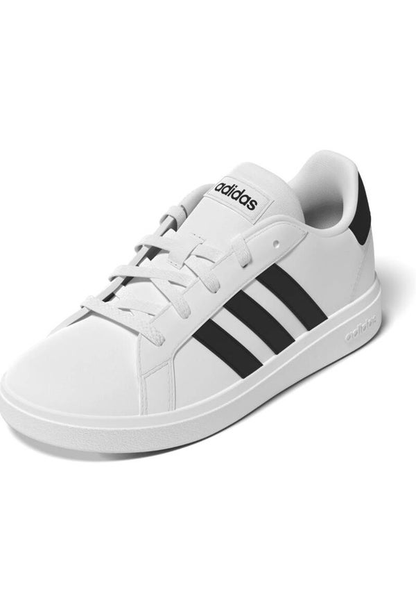 Adidas Unisex-Child Grand Court 2.0 Elastic Lace Sneaker