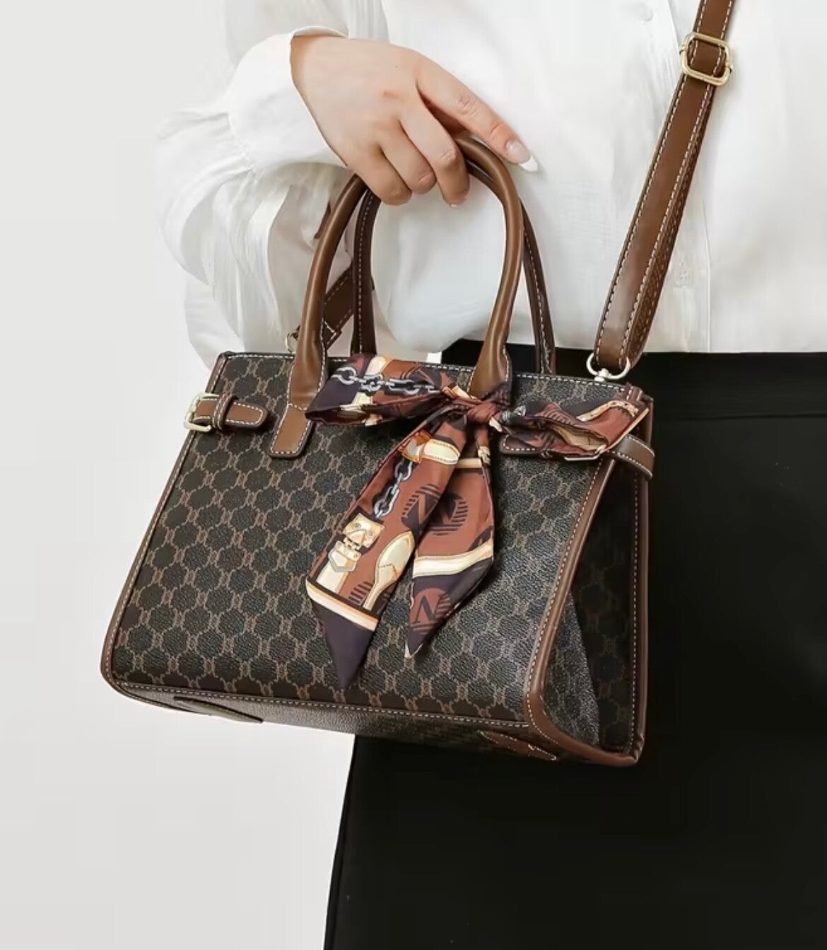 3pieces Stylish Versatile Large-Capacity Crossbody Shoulder Tote Bag Set with Premium Texture for Women Handbag & Wallet Trio