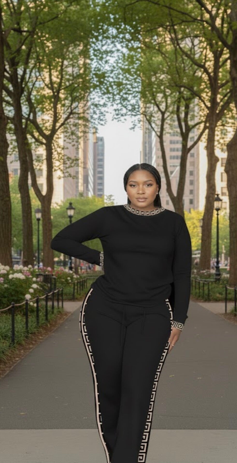 Winter Women's Casual Two-Piece Outfit