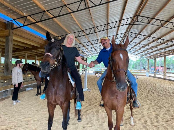 Group Lesson (2 Riders) (Private Horsemanship Instruction) 60 Min.