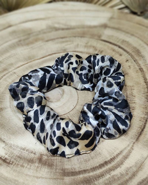 Chouchou voile léopard