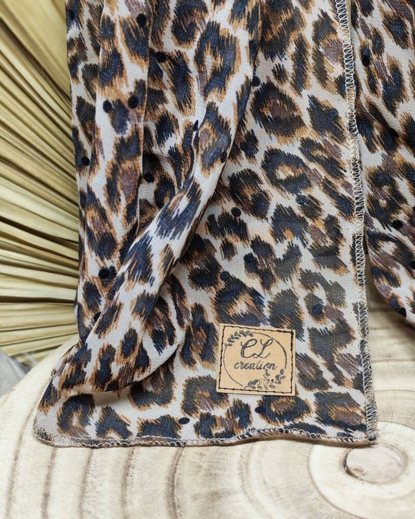 Foulard Legé léopard