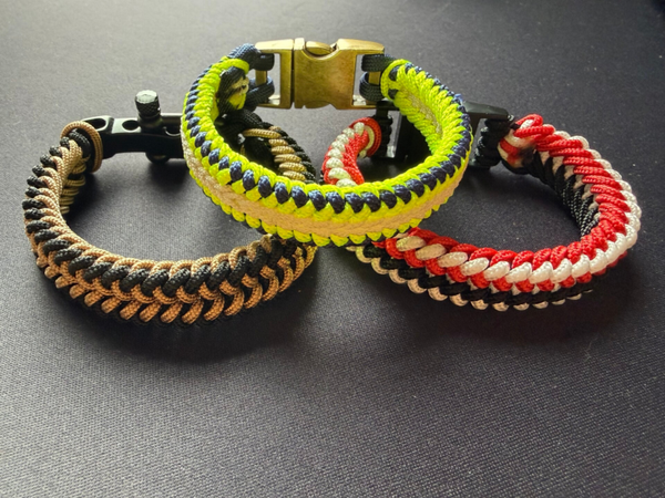 paracord 275 survival bracelet - choose your style - sanctified knot