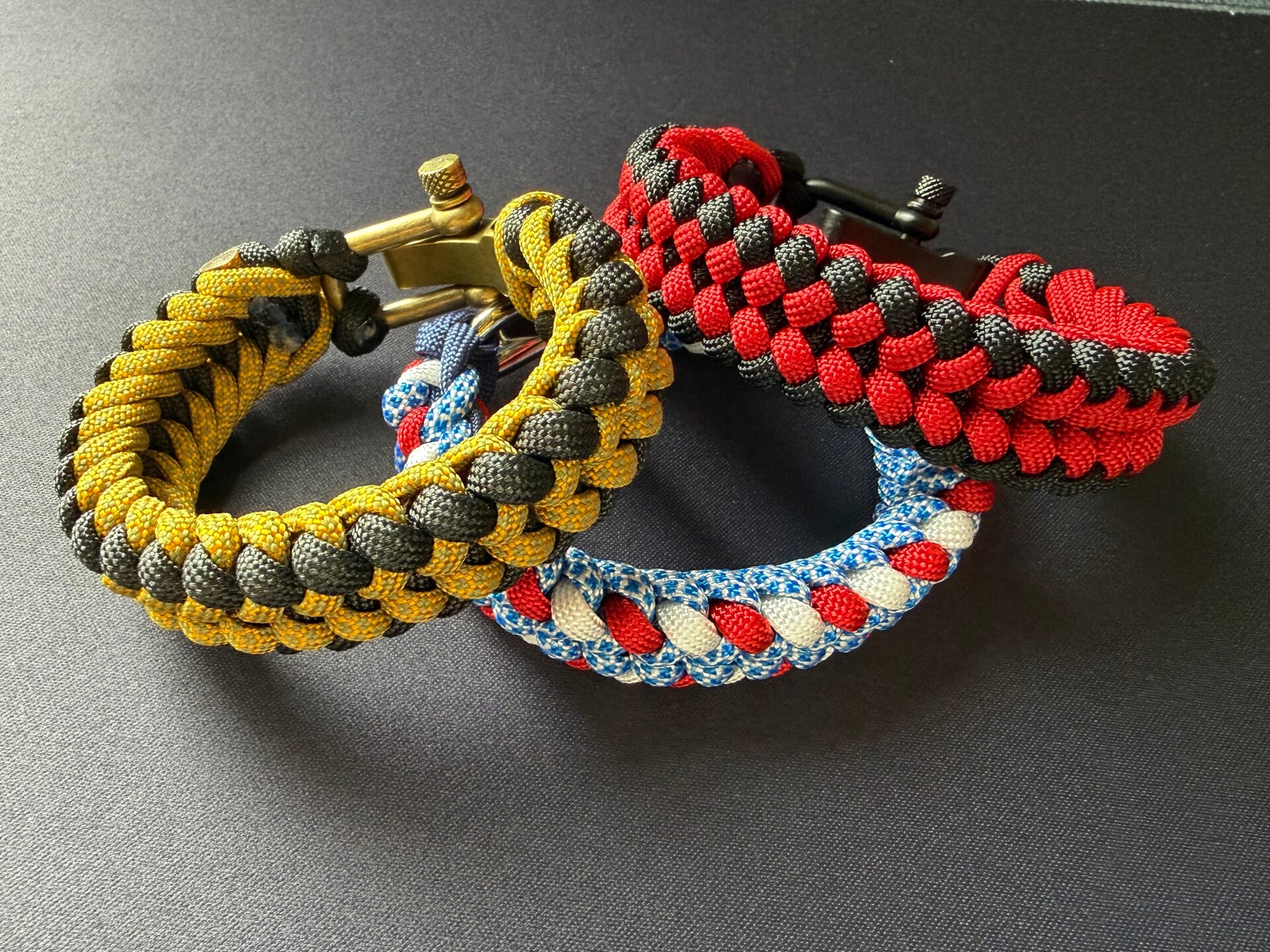 paracord 550 survival bracelet - choose your style - sanctified knot