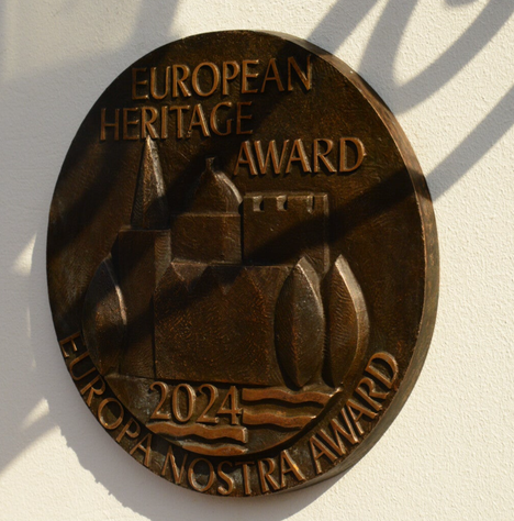 Europa Nostra Award aan de muur
