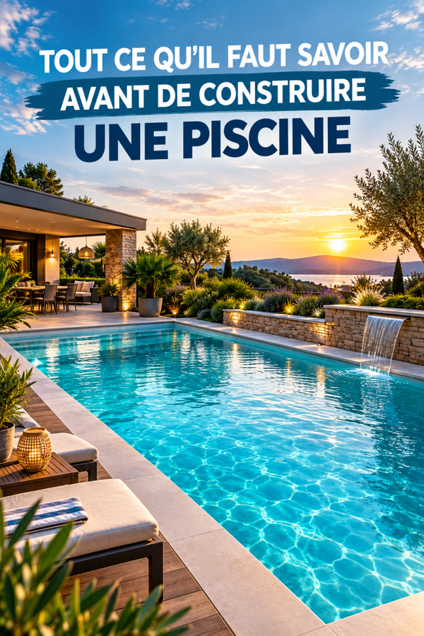 TOUT CE QU'IL FAUT SAVOIR AVANT DE CONSTRUIRE UNE PISCINE