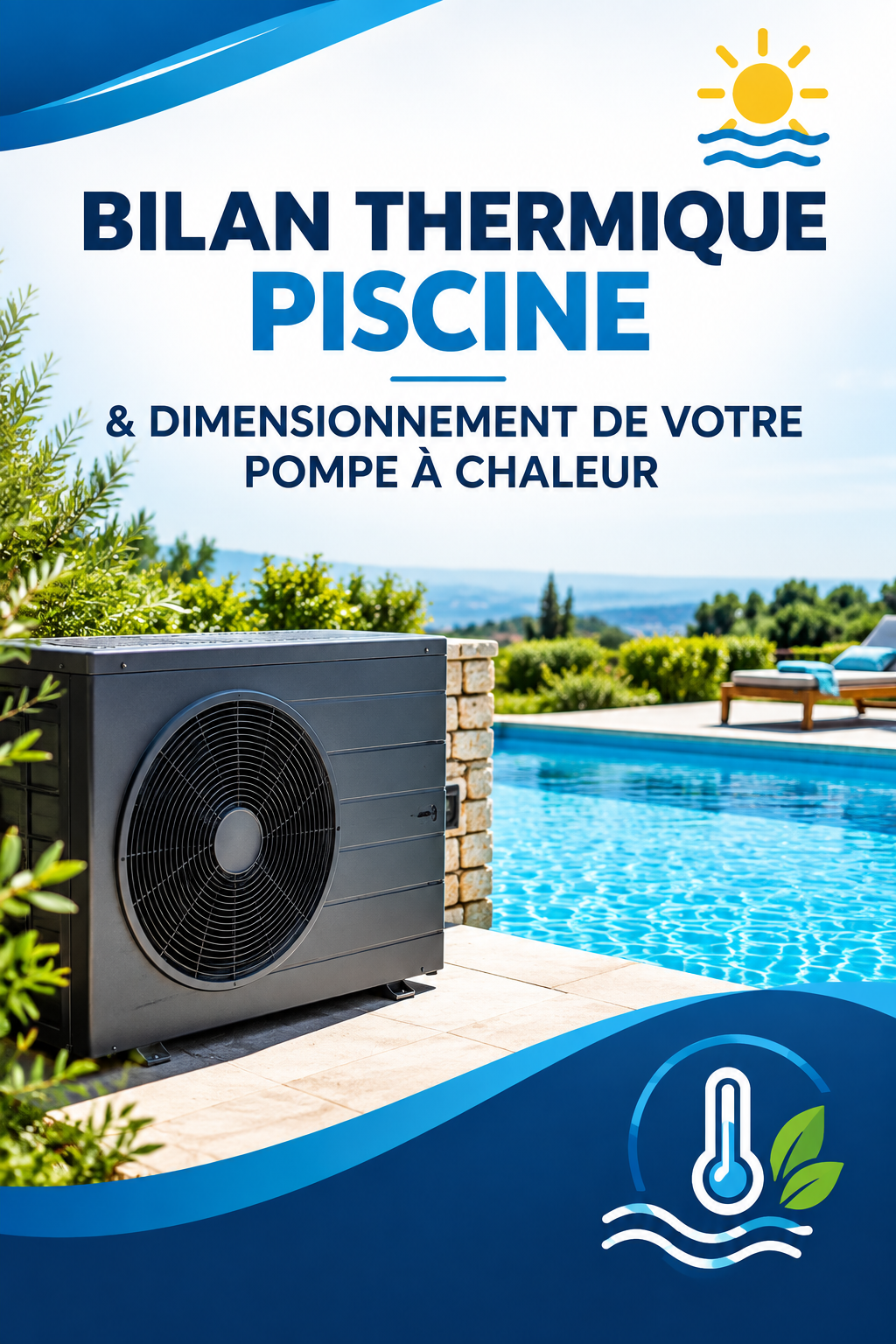 BILAN THERMIQUE PISCINE & DIMENSIONNEMENT DE VOTRE POMPE À CHALEUR