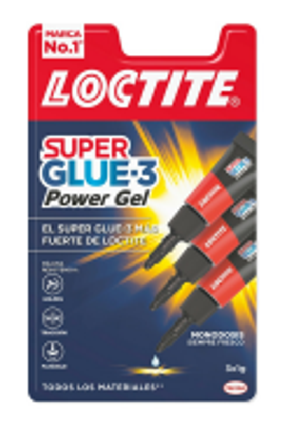 LOCTITE MINI TRIO POWER FLEX 3x1g 2640066 SUPER GLUE