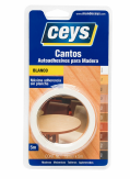 CEYS CANTO AUTOADHESIVO BLANCO ROLLO 5m