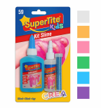 KIT SLIME, BLISTER 60ml x 20ml x 4g A2759 SUPERTITE COLORES / MODELOS SURTIDOS