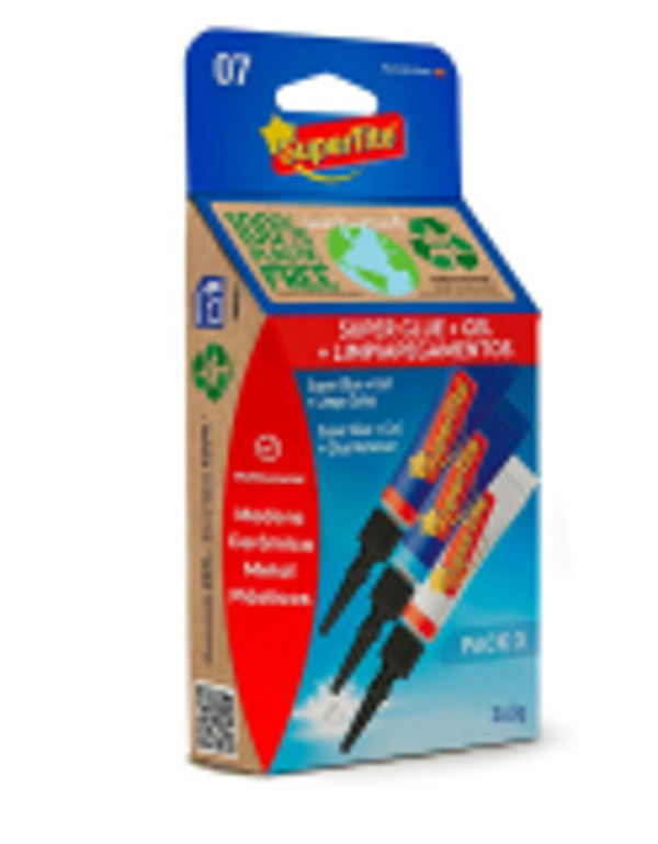 KIT INSTAN+GEL+LIMPIAD, BLIST3x3g 2507 SUPERTITE