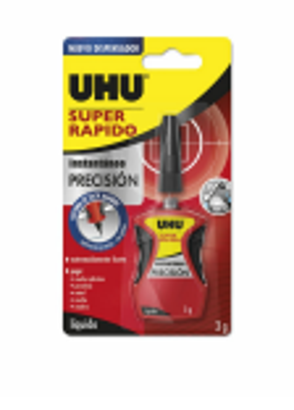 UHU SUPER RÁPIDO PRECISIÓN (LÍQUIDO) 3g REF. 36566