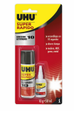 UHU PACK "ADHESIVO 10 + ACTIVADOR 10" 50g + 200ml REF. 6312395