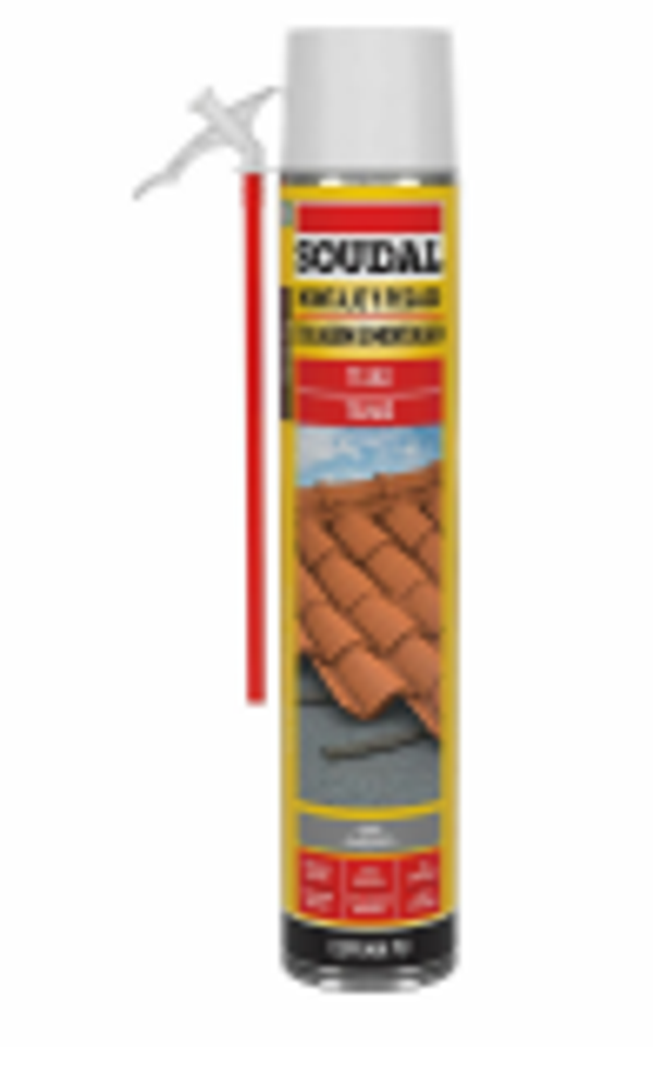 ESPUMA PARA TEJA CANULA 750ml SOUDAL