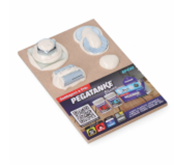 TABLA MUESTRARIO PEGATANKE BLANCO PORTUGUÉS GRATIS POR LA COMPRA DE 2 UNIDADES 96471 COLORES / MODELOS SURTIDOS