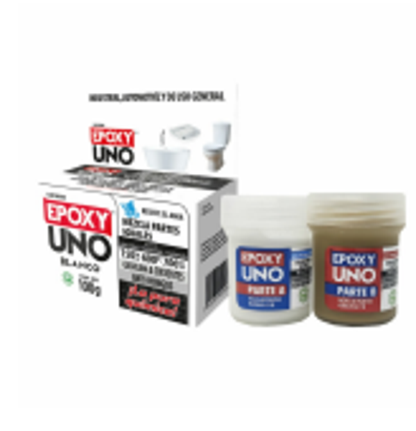 ADHESIVO EPOXY GENERAL BLANCO 100gr UNOB98 FUSION EPOXY BLACK LABEL