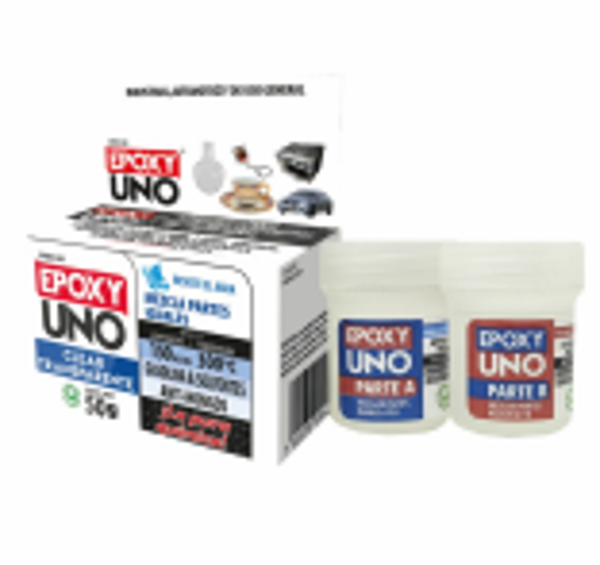 ADHESIVO EPOXY GENERAL CRISTALINO 50gr UNOC40 FUSION EPOXY BLACK LABEL