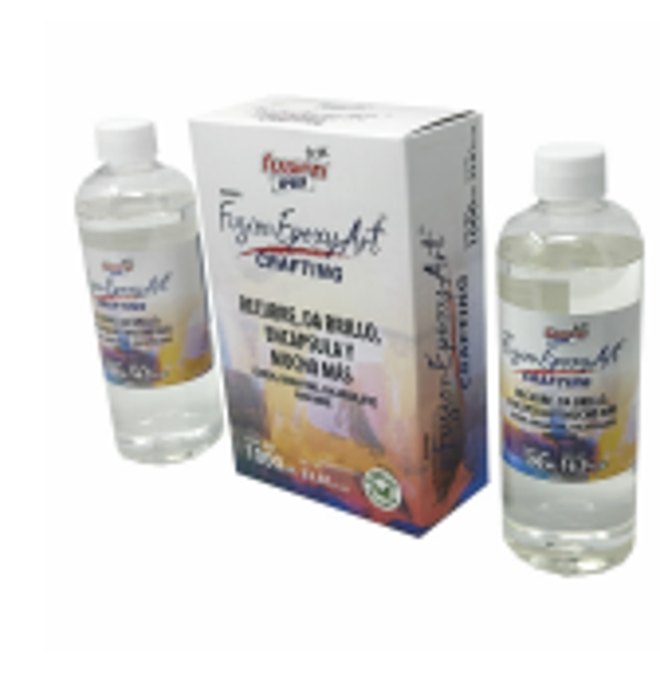 EPOXY ART CRAFTING DECORACION 1000ml RESCRUV1 FUSION EPOXY BLACK LABEL