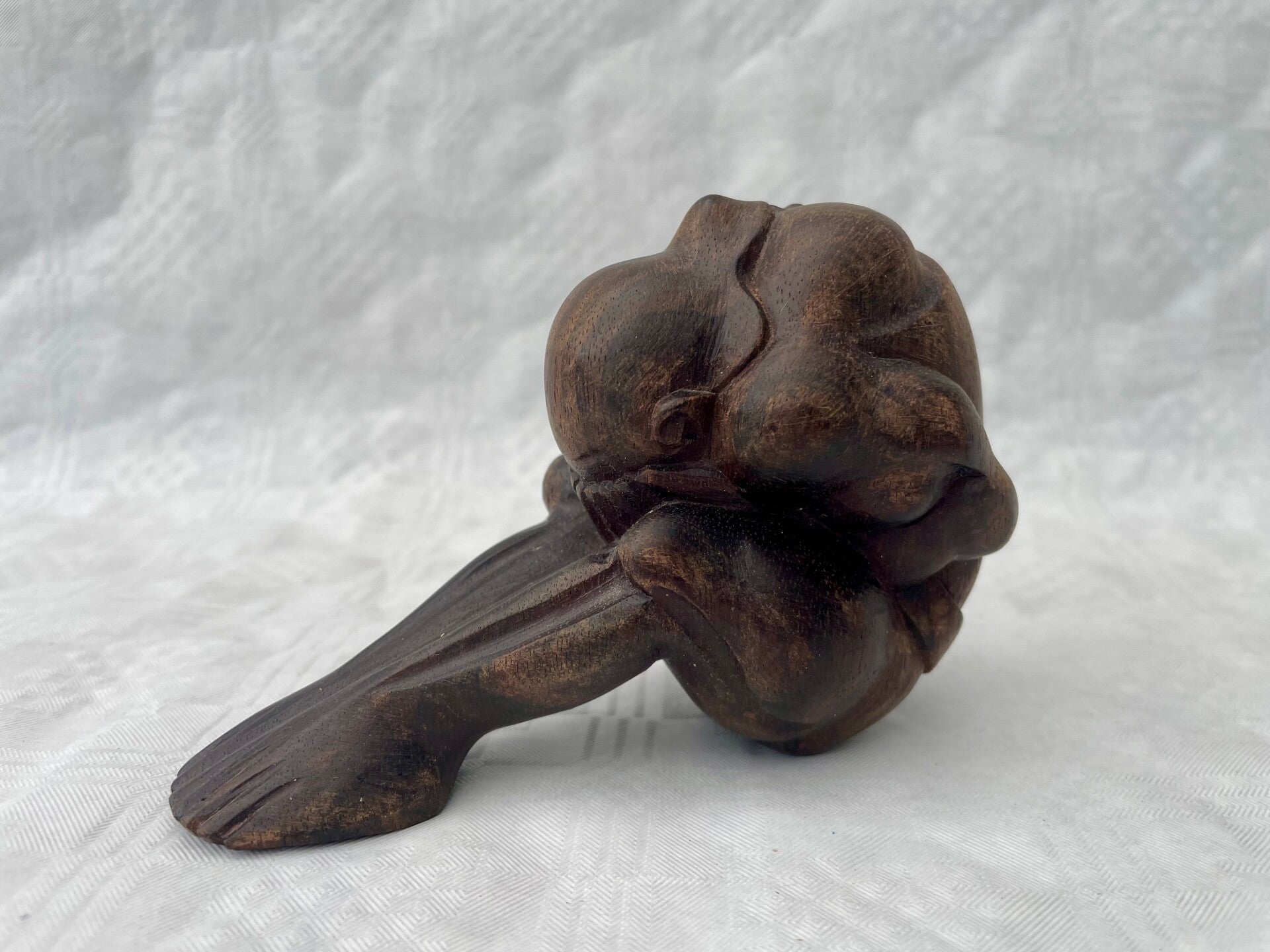 Javaans snijwerk ‘de schuchtere mens’